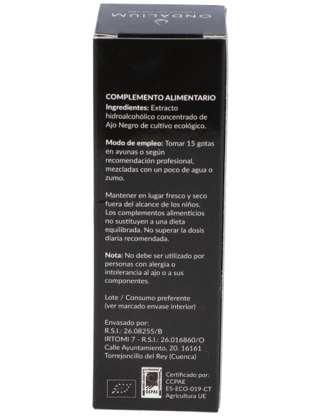 Ondalium Extracto De Ajo Negro 30Ml.