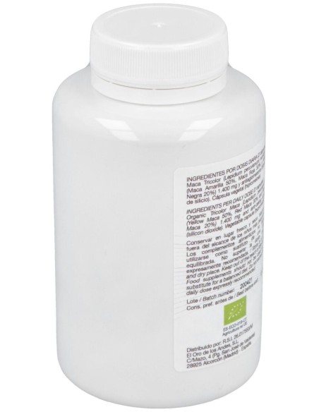 El Oro De Los Andes Maca Tricolor 700 Mg 90 Caps Bio