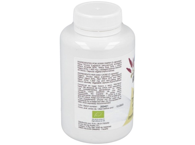 El Oro De Los Andes Maca Tricolor 700 Mg 90...