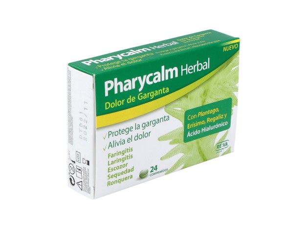 Pharycalm Herbal Plantaga Erysimum Regaliz 24...
