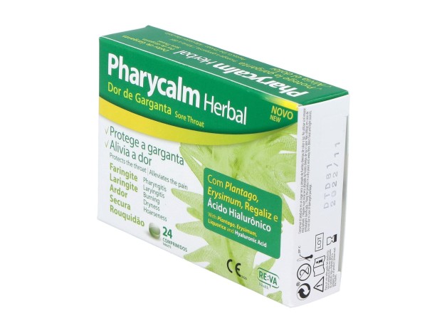 Pharycalm Herbal Plantaga Erysimum Regaliz 24...