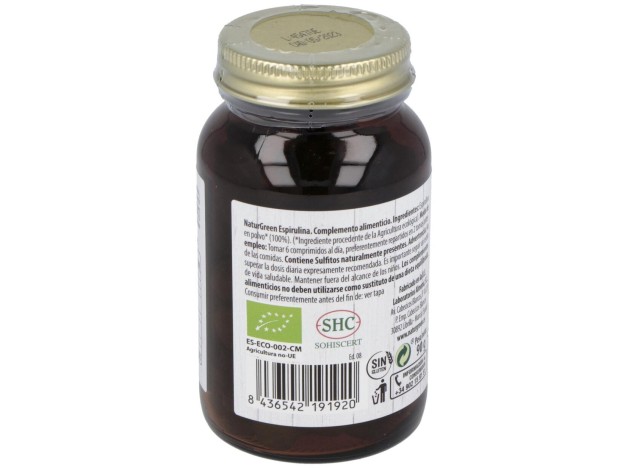 Naturgreen Espirulina Ecológica 180 Comprimidos