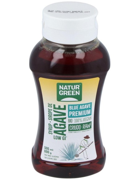 Naturgreen Sirope Ecológico De Ágave Crudo 500Ml