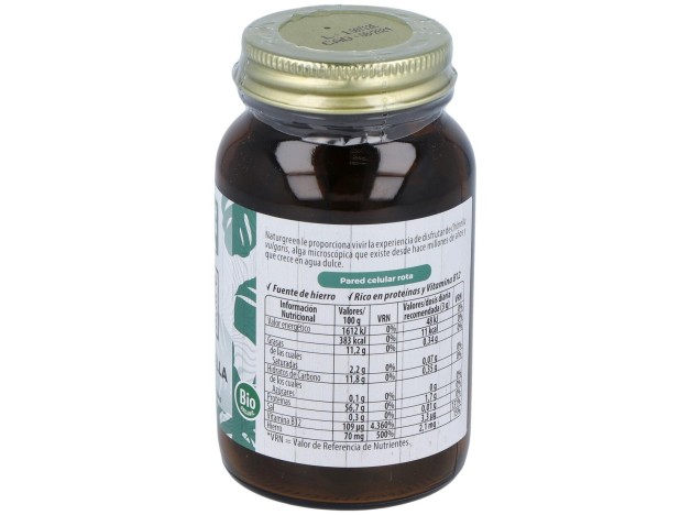Naturgreen Chlorella Ecológica 180Comp