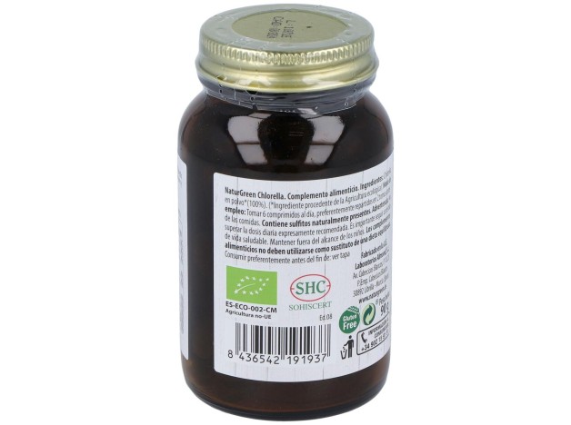 Naturgreen Chlorella Ecológica 180Comp
