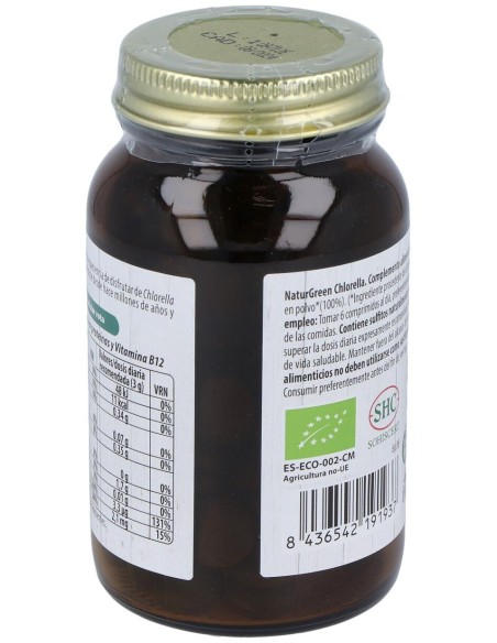 Naturgreen Chlorella Ecológica 180Comp
