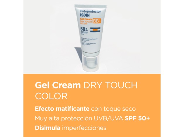 Fotoprotector ISDIN Gel Cream Dry Touch Color...