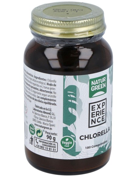 Naturgreen Chlorella Ecológica 180Comp