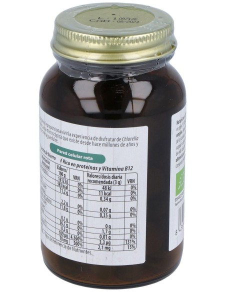 Naturgreen Chlorella Ecológica 180Comp