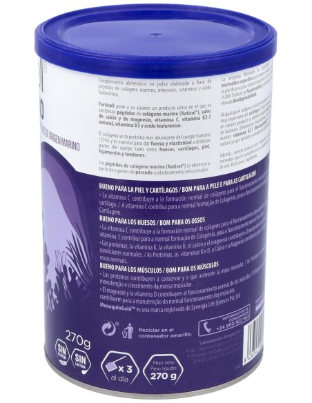 Colageno Bioactivo Marino 270Gr. Forticoll