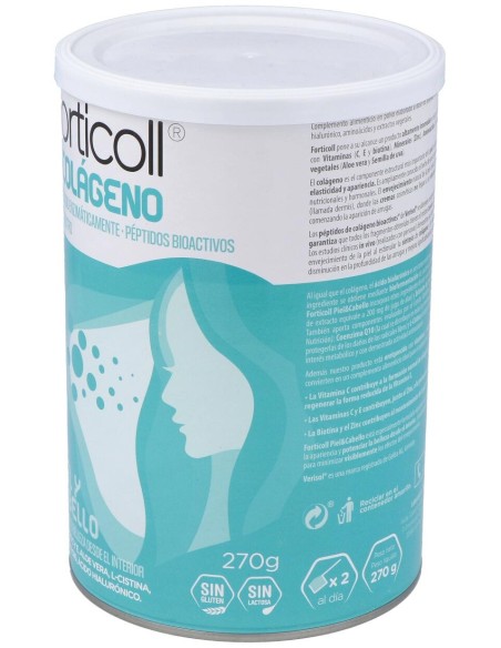 Colageno Bioactivo Piel Y Cabello 270Gr. Forticoll