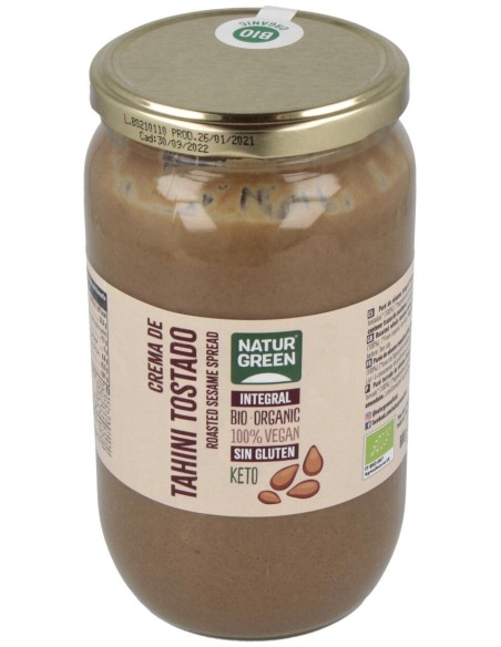 Naturgreen Tahín Ecológico De Sésamo Tostado 800 G