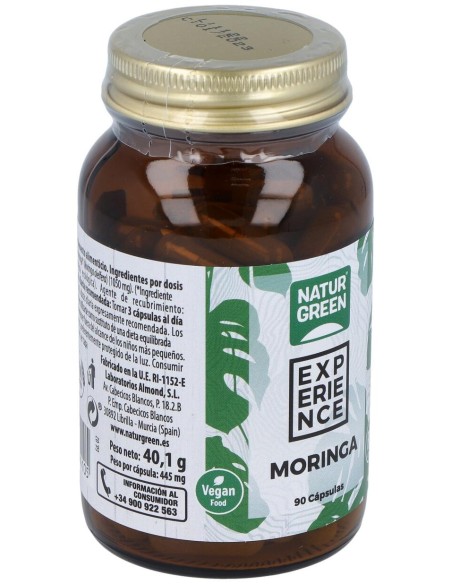 Naturgreen Moringa Bio 90 Cápsulas