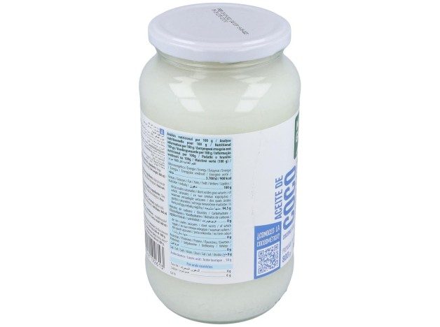 Aceite Virgen De Coco 1ª Presion Frio 800Gr. Bio
