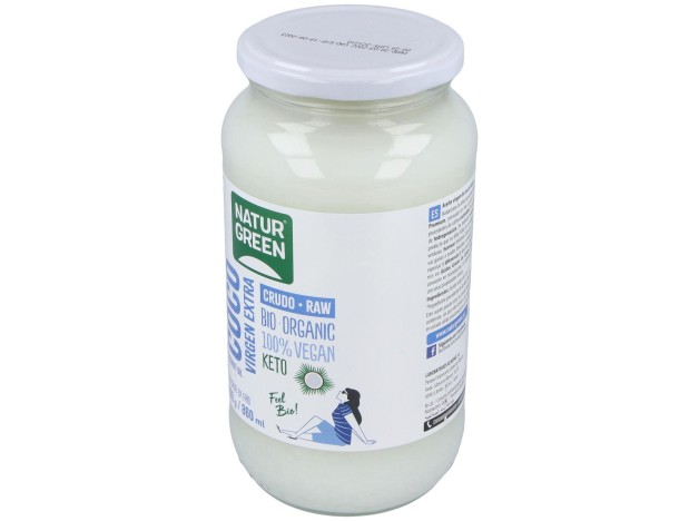 Aceite Virgen De Coco 1ª Presion Frio 800Gr. Bio