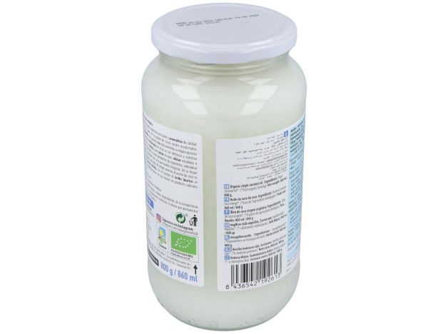 Aceite Virgen De Coco 1ª Presion Frio 800Gr. Bio