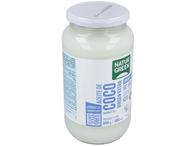 Aceite Virgen De Coco 1ª Presion Frio 800Gr. Bio