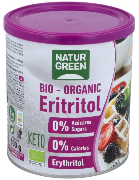 Eritritol Endulzante 500Gr. Bio