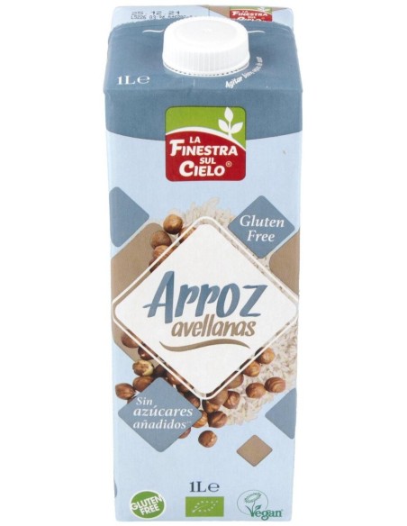 Bebida Vegetal De Arroz Con Avellanas 1Lt 6Uds.