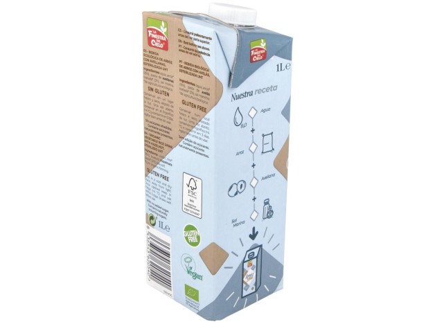 Bebida Vegetal De Arroz Con Avellanas 1Lt 6Uds.