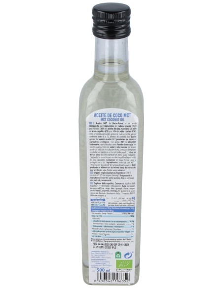 Naturgreen Aceite De Coco Mct Bio 500Ml