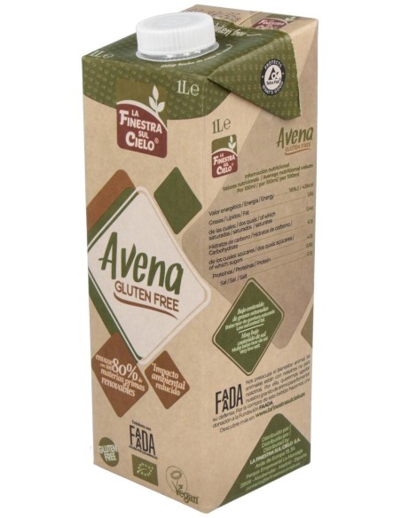 Bebida Vegetal De Avena 1Lt 6Uds. Bio Sg Vegan