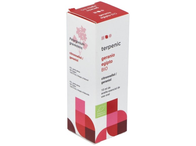 Geranio Aceite Esencial Alimentario Bio 10Ml.