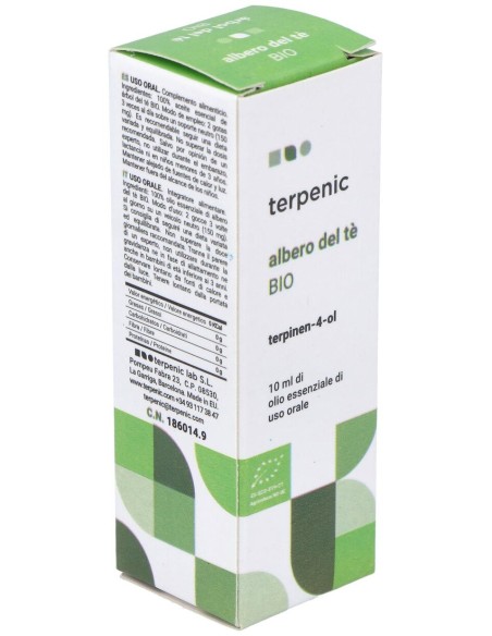 Arbol Del Te Aceite Esencial Alimentario 10Ml. Bio