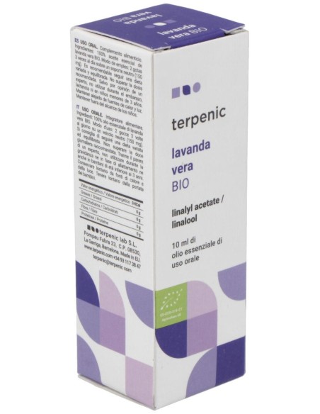 Lavanda Aceite Esencial Alimentario Bio 10Ml.
