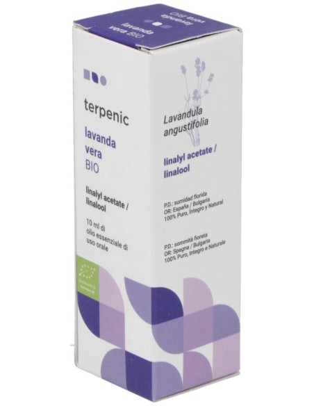 Lavanda Aceite Esencial Alimentario Bio 10Ml.