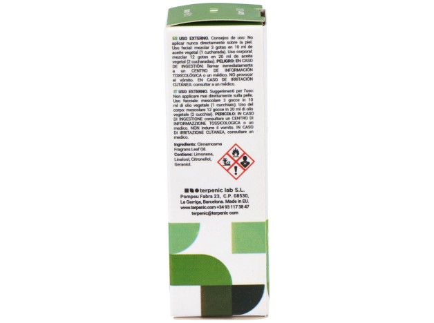 Saro (Mandravasarotra) Aceite Esencial Bio 10Ml.