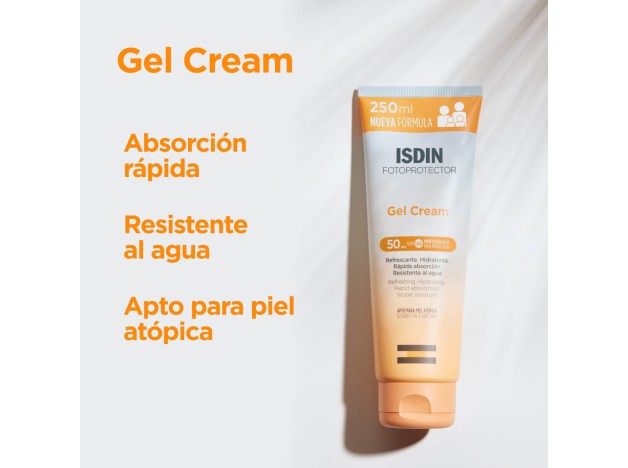 Fotoprotector ISDIN Gel Cream SPF 50 250 ml