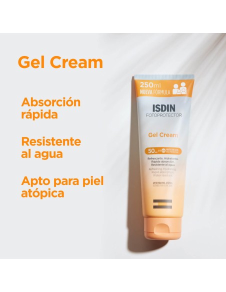 Fotoprotector ISDIN Gel Cream SPF 50 250 ml