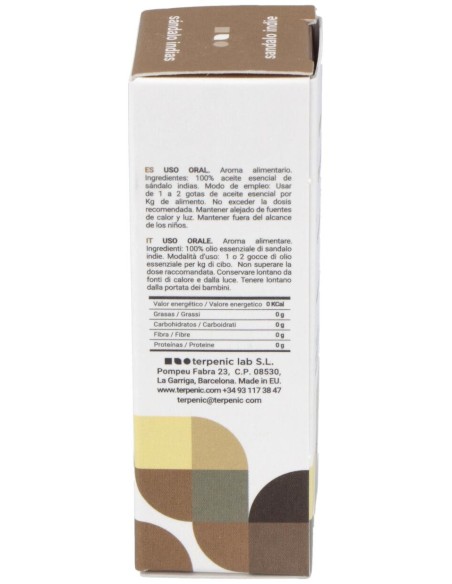 Sandalo Indias Bio 10Ml Aceite Esencial