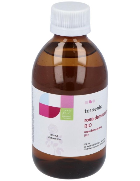 Agua De Rosa Hidrolato Alimentario Bio 250Ml.