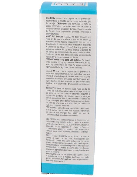 Celuderm Crema Anticelulitica Formula Seda 200Ml.