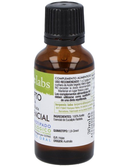 Eucalipto Radiata Aceite Esencial Bio 30Ml.