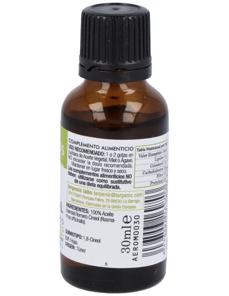Romero Cineol Aceite Esencial Bio 30Ml.