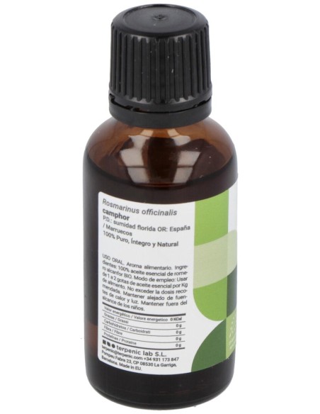 Terpenic Romero Alcanfor Aceite Esencial 30Ml