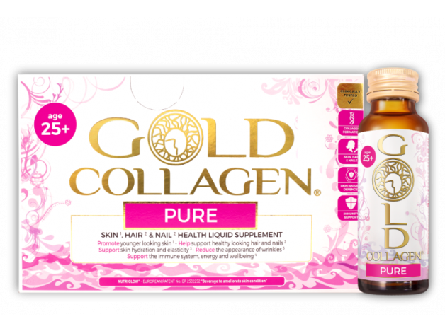 Gold Collagen Pure 10 Frascos Monodosis 50 ml - 10 Días