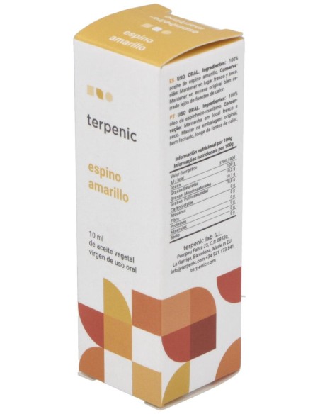Espino Amarillo Virgen Aceite Vegetal 10Ml.