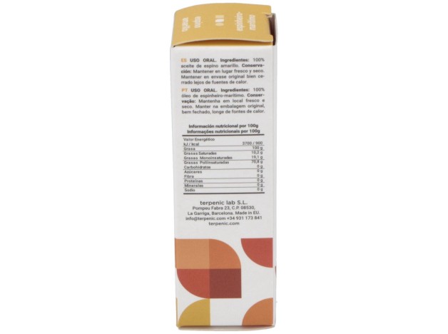Espino Amarillo Virgen Aceite Vegetal 10Ml.