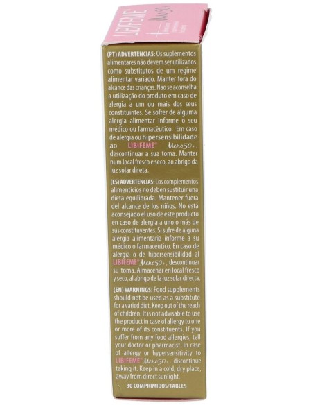 Libifeme Meno 50+, 30 Cápsulas