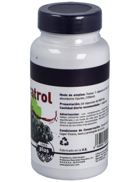 Plannatur Resveratrol 60Caps