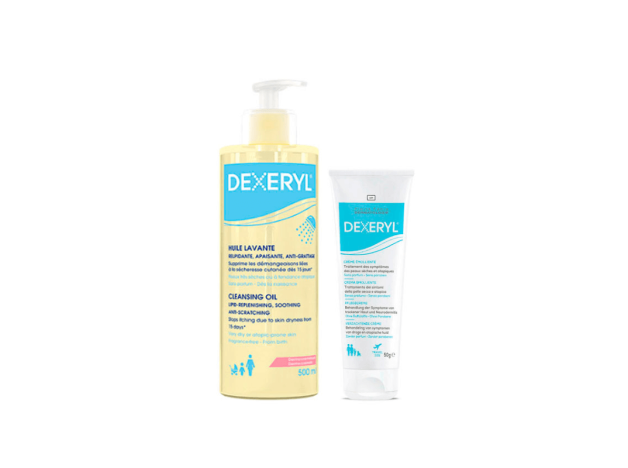 Dexeryl Kit Aceite 500 ml + Crema Emoliente 50 gr