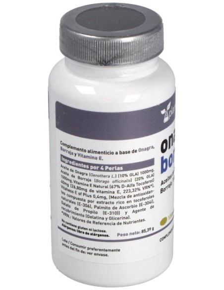 Plannatur Onagra + Borraja + Vitamina E 500Mg 120Caps