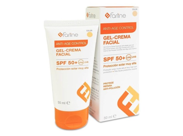Farline Solar Gel Crema Facial Toque Seco SPF 50+ 50 ml
