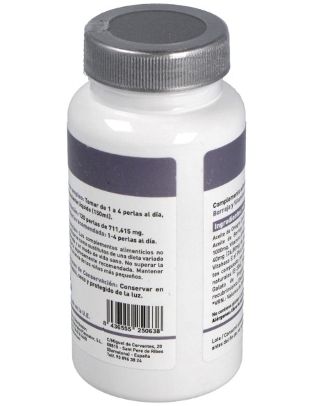 Plannatur Onagra + Borraja + Vitamina E 500Mg 120Caps