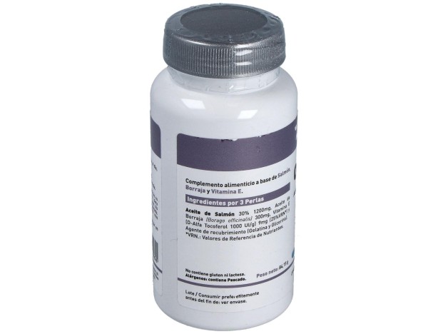 Omega 3+6 Borraja + Salmon 500Mg. 120Perlas