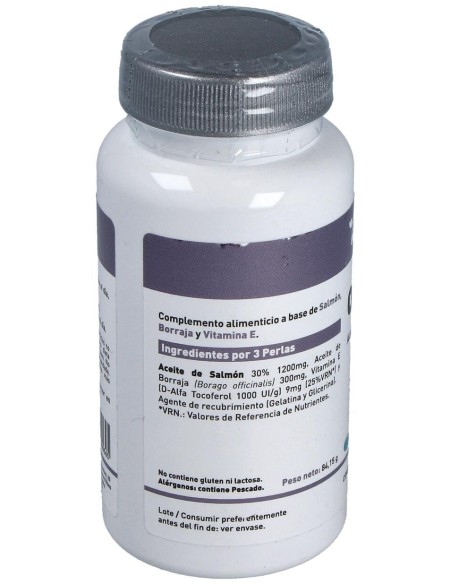 Omega 3+6 Borraja + Salmon 500Mg. 120Perlas